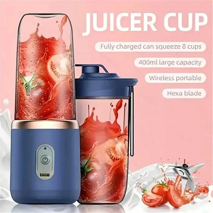 Blender Portable Rechargeable – Mixeur Électrique pour Smoothies, Jus et Fruits